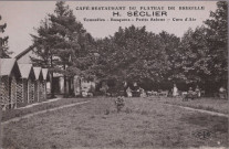 Café-Restaurant du Plateau de Bregille, H. Séclier - Tonnelles - Bosquets - Petits Salons - Cure d'Air. [image fixe] , Besançon : C. L. B dans un losange, 1914/1930