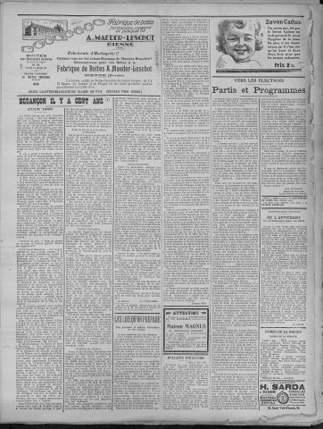 06/05/1923 - La Dépêche républicaine de Franche-Comté [Texte imprimé]