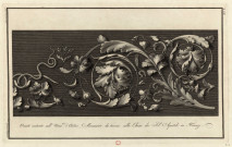 Florence, église des Saints-Apôtres, motif de décoration [Image fixe] / Luigi Comparini dis., Giovanni Balzar inc. , 1700/1799