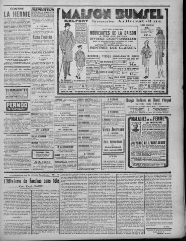 12/09/1929 - La Dépêche républicaine de Franche-Comté [Texte imprimé]