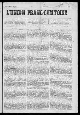 12/06/1871 - L'Union franc-comtoise [Texte imprimé]