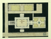 Plan de la disposition du palais Stella à Bologne / Pierre-Adrien Pâris , [S.l.] : [P.-A. Pâris], [1700-1800]
