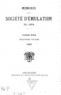 01/01/1925 - Mémoires de la Société d'émulation du Jura [Texte imprimé]