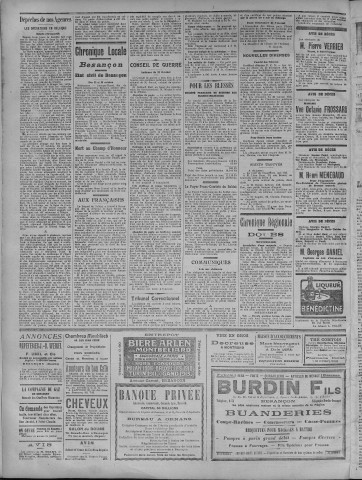 24/10/1914 - La Dépêche républicaine de Franche-Comté [Texte imprimé]