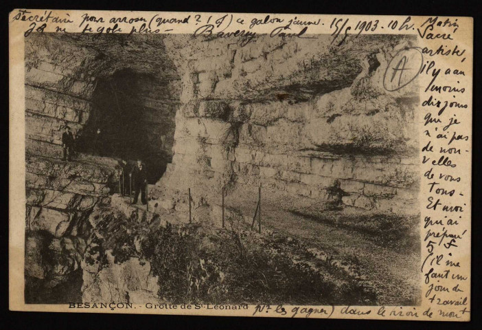 Besançon - Grotte de St-Leonard. [image fixe] , 1897/1900