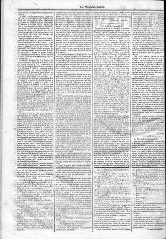 21/02/1859 - La Franche-Comté : organe politique des départements de l'Est