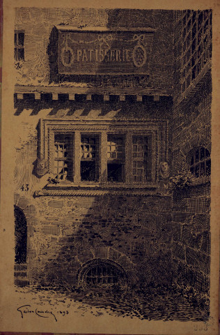 Rue d'Arènes : pâtisserie