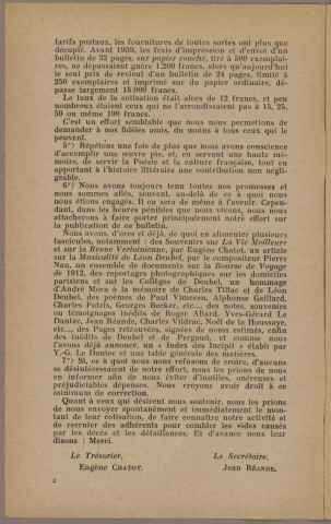 04/1948 - Bulletin / Société des amis de Léon Deubel