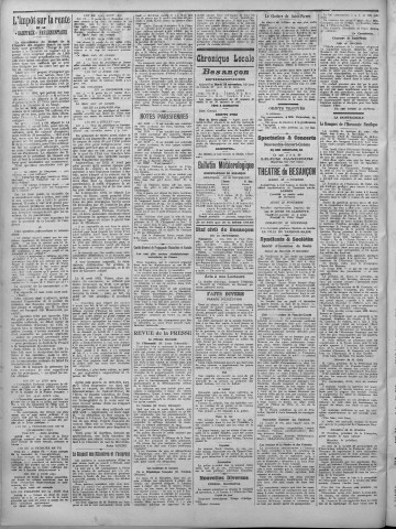 25/11/1913 - La Dépêche républicaine de Franche-Comté [Texte imprimé]