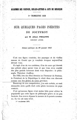 01/01/1925 - Procès verbaux et mémoires [Texte imprimé] /