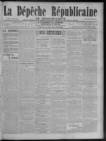 23/10/1906 - La Dépêche républicaine de Franche-Comté [Texte imprimé]