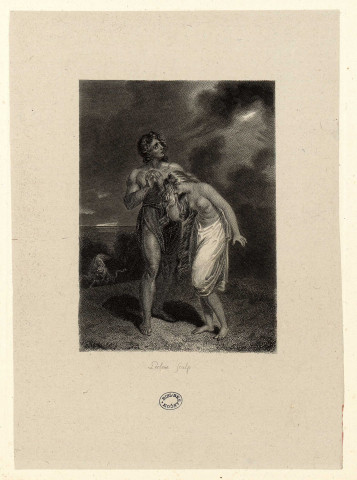 Expulsion du Paradis de Adam et Eve [image fixe] / Leclerc sculp , 1750/1824