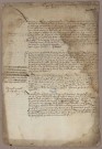 Ms 1571 - Documents historiques concernant l'Université de Franche-Comté