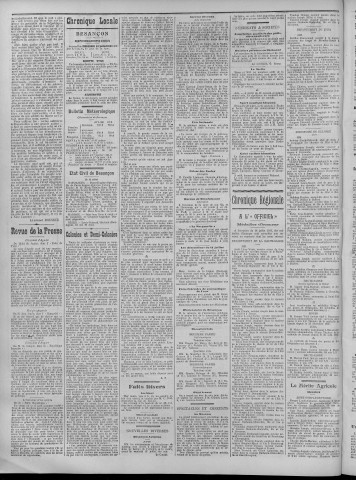 19/07/1911 - La Dépêche républicaine de Franche-Comté [Texte imprimé]