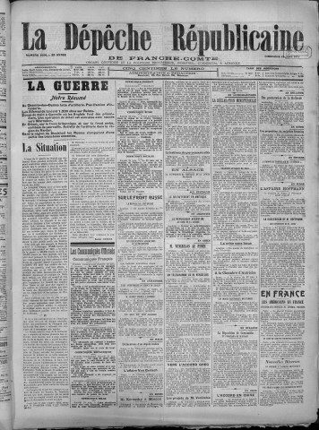 24/06/1917 - La Dépêche républicaine de Franche-Comté [Texte imprimé]