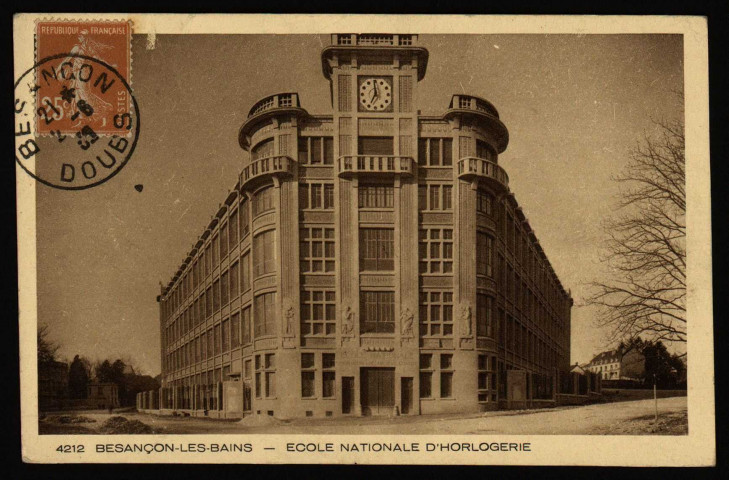 Besançon-les-Bains - Ecole Nationale d'Horlogerie [image fixe] , Mulhouse-Dornach : Braun & Cie, Imp.-Edit., 1930/1931