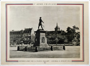 Réédification de la statue Rapp à Colmar, 14 juillet 1945 / 1ère Armée Française.- S.l. : Ed. Française.- S.l. : Ed. Braun, [1945], affiche