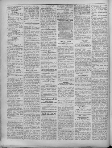 29/11/1919 - La Dépêche républicaine de Franche-Comté [Texte imprimé]