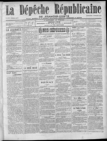 05/07/1905 - La Dépêche républicaine de Franche-Comté [Texte imprimé]