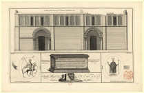 Elévation de St Thomas l'Abbatu de Caen. Tombeau de Guillaume le Conquérant [Image fixe] / Noel delin., Bayly sculp. , 1742