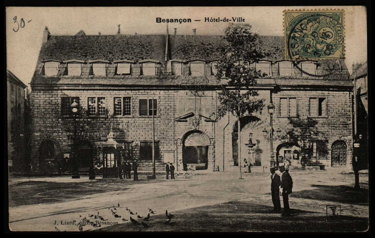 Besançon - Besançon - Hôtel-de-Ville. [image fixe] , Besançon : J. Liard, édit. Besançon, 1905/1906