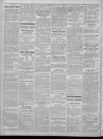 13/02/1914 - La Dépêche républicaine de Franche-Comté [Texte imprimé]