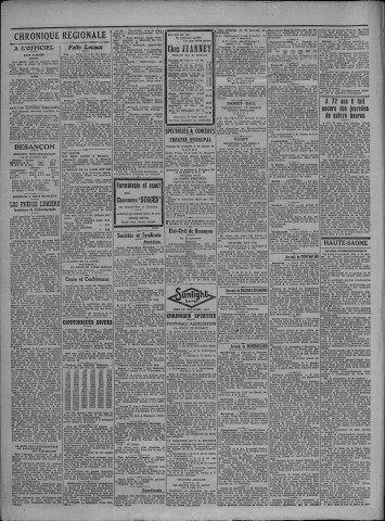 27/11/1931 - Le petit comtois [Texte imprimé] : journal républicain démocratique quotidien
