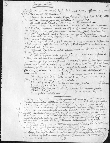 Ms 2854 - Tome II. Pierre-Joseph Proudhon. Brouillons, notes et documents pour De la Justice dans la Révolution et dans l'Eglise.