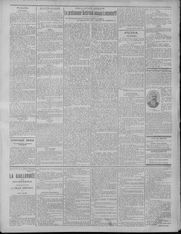 24/10/1922 - La Dépêche républicaine de Franche-Comté [Texte imprimé]
