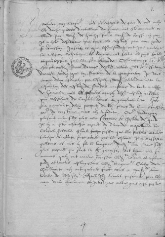 Ms Granvelle 102 - Supplément aux lettres contenues dans la correspondance du cardinal de Granvelle. Tome IV (17 septembre 1576-4 octobre 1584)