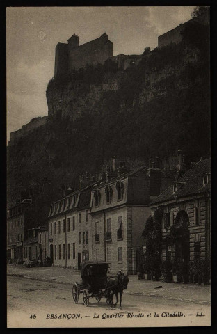 Besançon. - Le Quartier Rivotte et la Citadelle. [image fixe] , Paris : Lévy Fils et Cie., 1900-1910