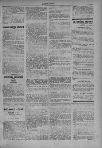 17/10/1883 - Le petit comtois [Texte imprimé] : journal républicain démocratique quotidien