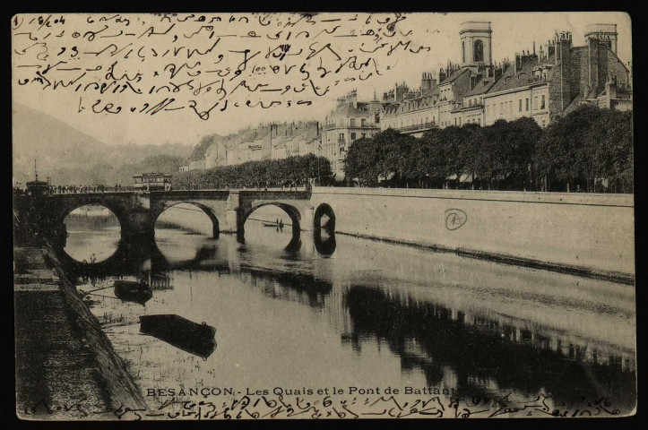 Besançon. Les quais et le Pont de Battant [image fixe] , 1904/1905