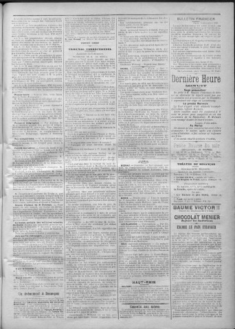 07/12/1889 - La Franche-Comté : journal politique de la région de l'Est