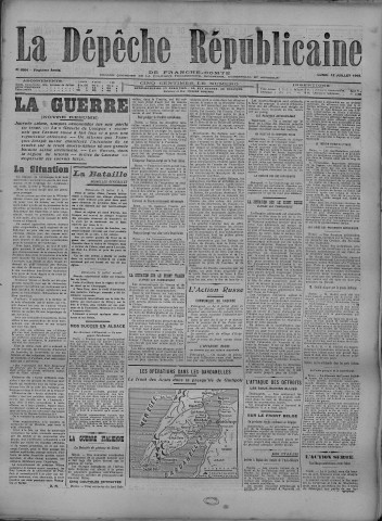 12/07/1915 - La Dépêche républicaine de Franche-Comté [Texte imprimé]