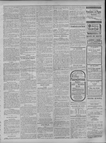 01/11/1910 - La Dépêche républicaine de Franche-Comté [Texte imprimé]