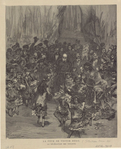 La Fête de Victor Hugo [image fixe] / F. Méaulle  ; D. Semeghini , Paris, 1881