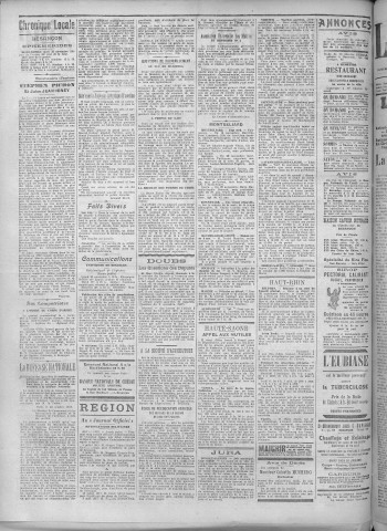 26/11/1917 - La Dépêche républicaine de Franche-Comté [Texte imprimé]