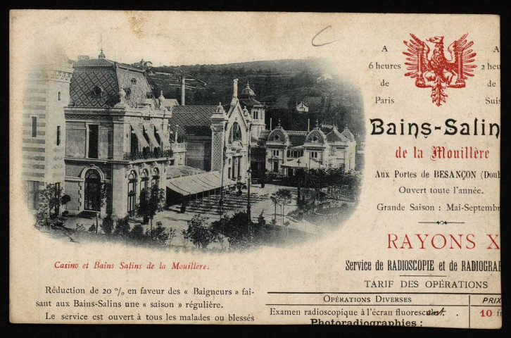 Besançon. - Casino et Bains Salins de La Mouillère [image fixe] , 1930/1950