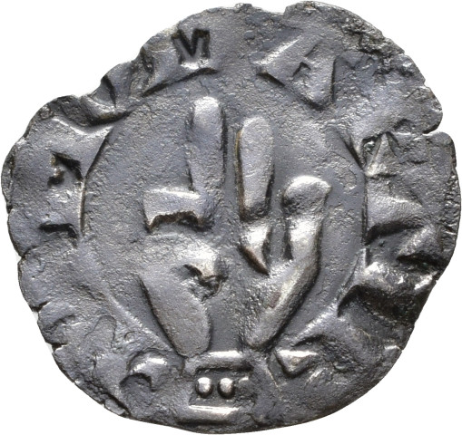 874.1.21 - pièce de monnaie ; denier estevenant