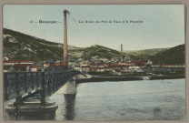 Besançon - Les Usines des Prés de Vaux et la Passerelle [image fixe] , Besançon : J Liard, éd., 1904/1908