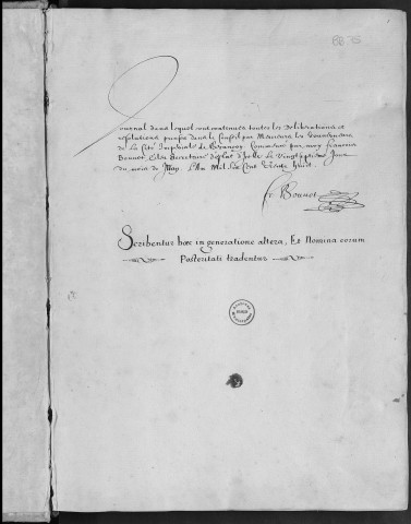 Registre des délibérations municipales 28 mai 1638 - 13 juin 1639