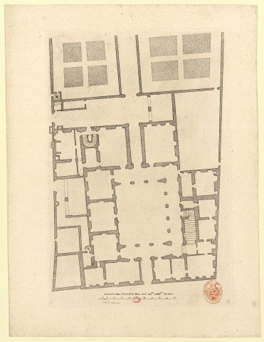 Pianta del Palazzo del Em° sigre Cardle Spada [Image fixe] , 1700/1799