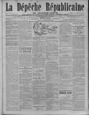 16/07/1904 - La Dépêche républicaine de Franche-Comté [Texte imprimé]