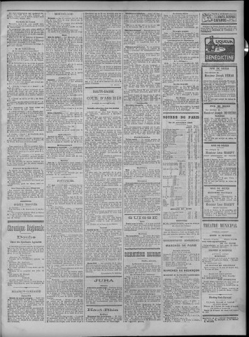 19/11/1910 - La Dépêche républicaine de Franche-Comté [Texte imprimé]