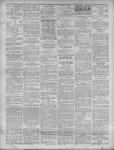17/02/1921 - La Dépêche républicaine de Franche-Comté [Texte imprimé]
