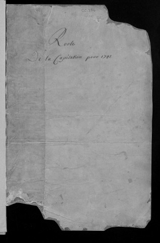 Registre de Capitation pour l'année 1742