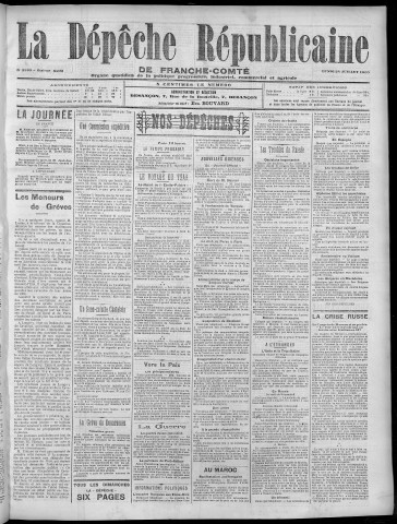 24/07/1905 - La Dépêche républicaine de Franche-Comté [Texte imprimé]