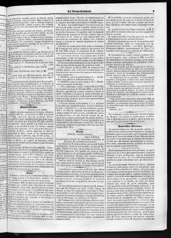 07/07/1842 - Le Franc-comtois - Journal de Besançon et des trois départements