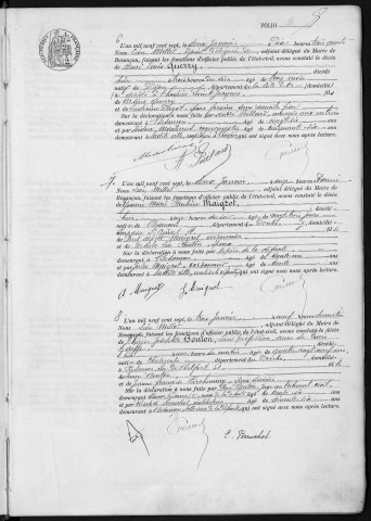 Registre des décès, 1907